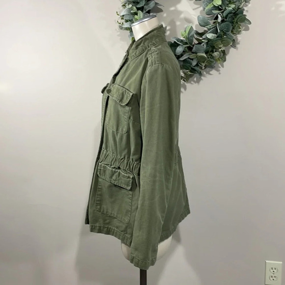 Kensie Jeans Olive Utility Jacket L - Picture 5 of 16